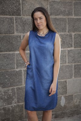 Indigo Wash Dress