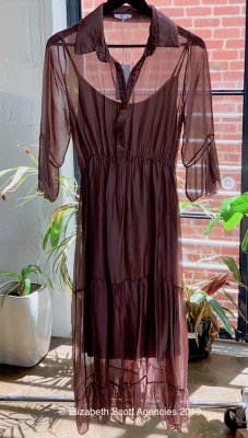 Shirt Dress With Flare Sleeve