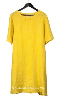 Round Neck Dress with Elasticised Back