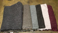 Wool/Cotton Blend Scarf With Lurex