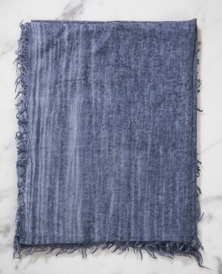 Vintage Wash Wool Blend Micromodal Scarf