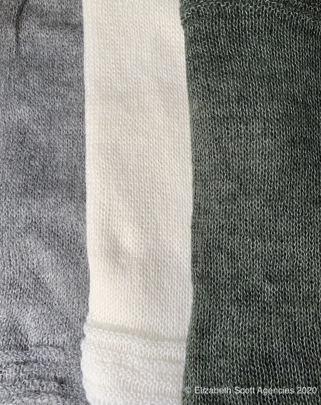 Mohair Blend Loose Knit Scarf